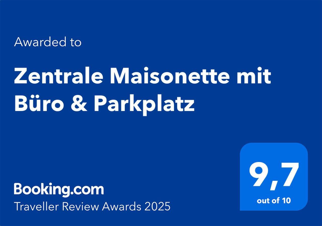 Zentrale Maisonette Mit Buero & Parkplatz Griesheim  Exterior foto